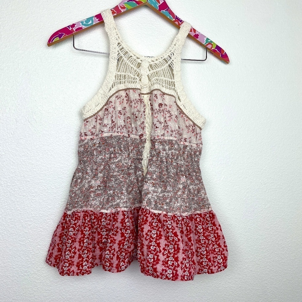 Free People boho tank top size S // 1950